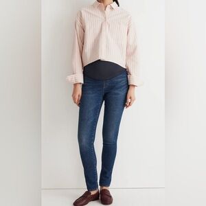 Madewell Over-the-Belly Tencel Edition Skinny Maternity Jeans size 27